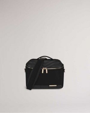 Black Ted Baker Almie Softside Vanity Case | ZA0000514