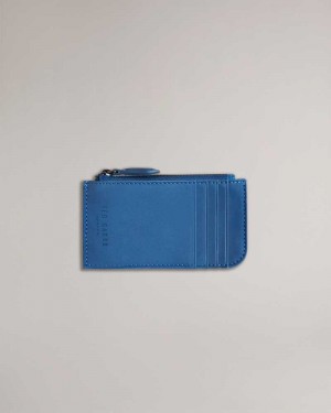 Blue Ted Baker Needt Nubuck Leather Card Holder | ZA0000353