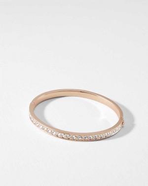 Clear Ted Baker Clemara Swarovski® Crystal Bangle | ZA0001876