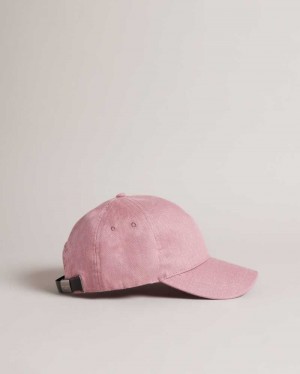 Dusky Pink Ted Baker Monei Baseball Cap | ZA0001835