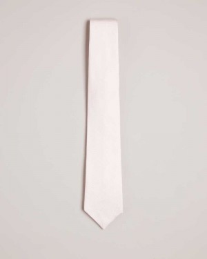 Dusky Pink Ted Baker Phillo Textured Tie | ZA0002153