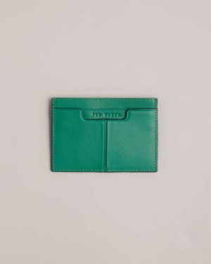 Green Ted Baker Samise Leather Card Holder | ZA0000352