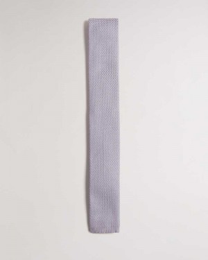 Lilac Ted Baker Kallino Knitted Tie | ZA0002159