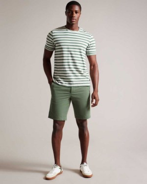 Olive Ted Baker Ashfrd Chino Shorts | ZA0001059