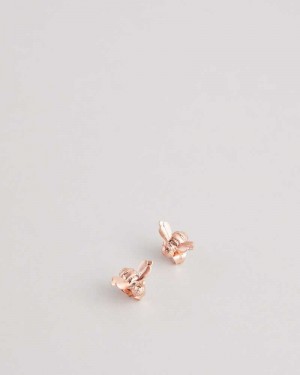 Rose Gold Colour Ted Baker Beelii Bee Earrings | ZA0001936