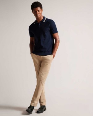 Stone Ted Baker Genay Slim Chinos | ZA0001558