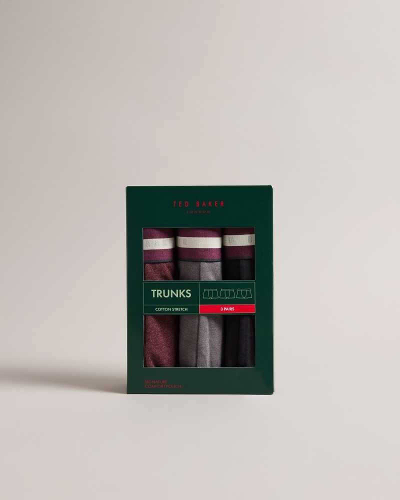 Assorted Ted Baker Oskaar 3 Pack Boxer Briefs | ZA0001592