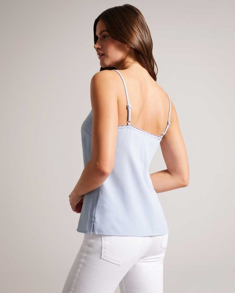 Baby Blue Ted Baker Andreno Strappy Cami With Looped Trims | ZA0001363