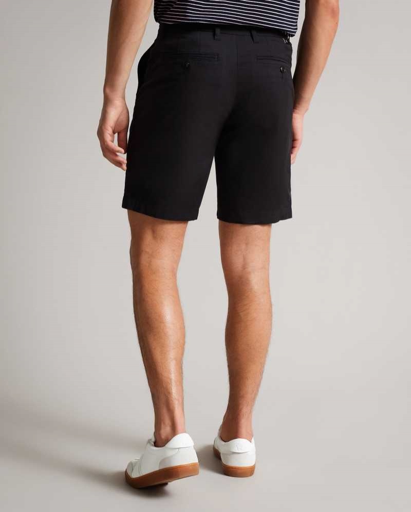 Black Ted Baker Ashfrd Chino Shorts | ZA0001049