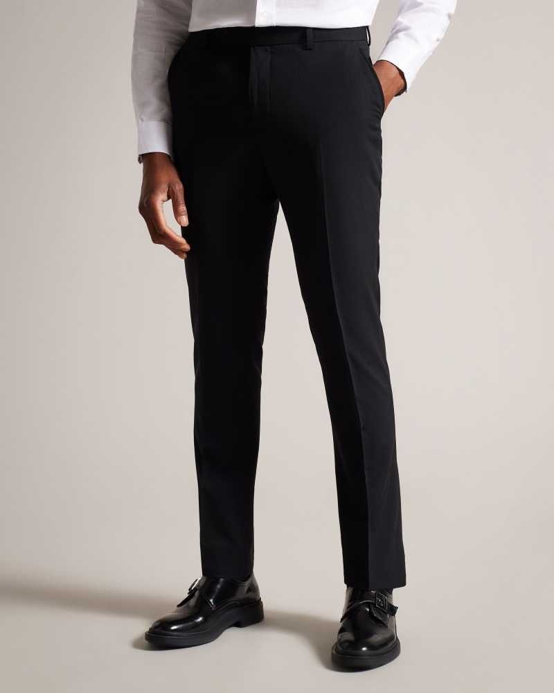 Black Ted Baker Bainsur Black Wool Suit | ZA0001089