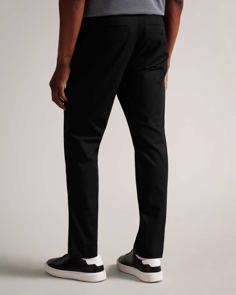 Black Ted Baker Genbee Casual Relaxed Chinos | ZA0001568