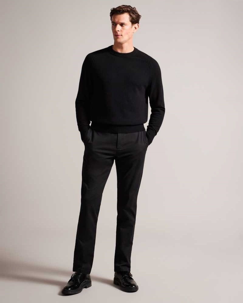 Black Ted Baker Glant Pure Cashmere Jumper | ZA0000749