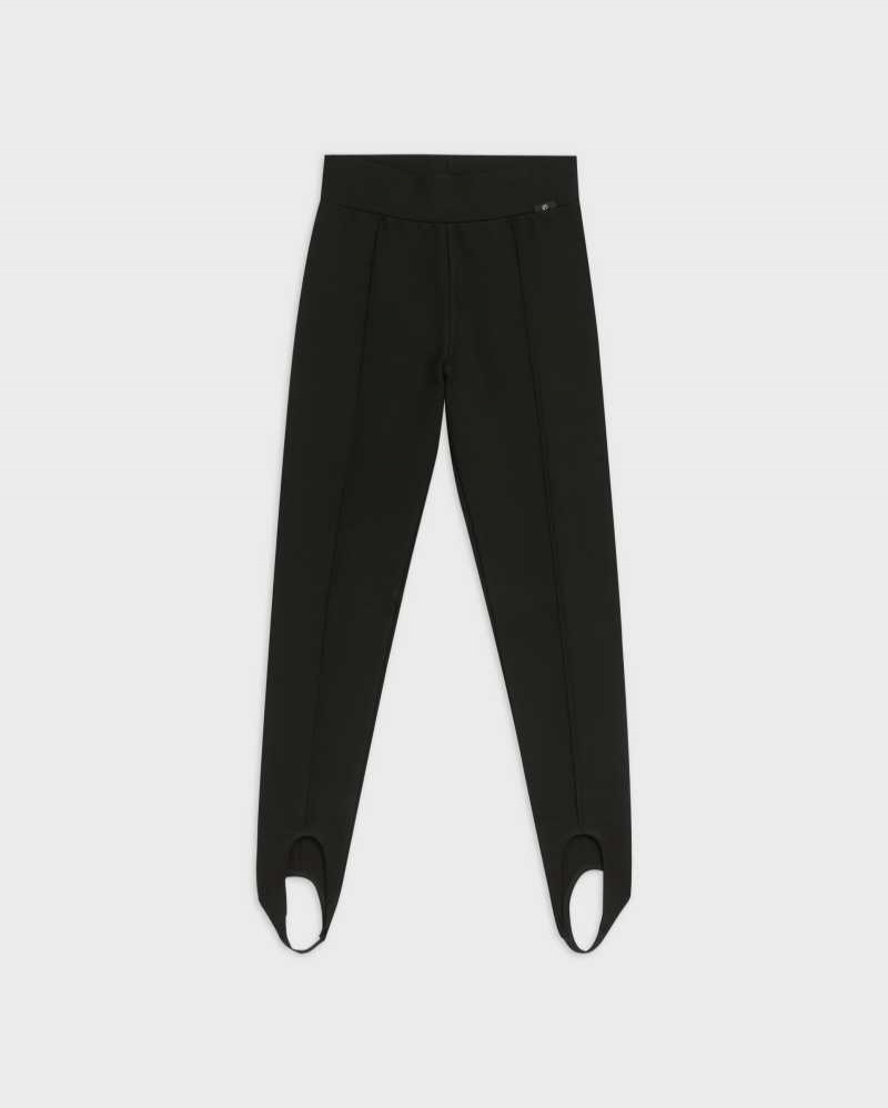 Black Ted Baker Lorraz Jersey Stirrup Leggings | ZA0001472