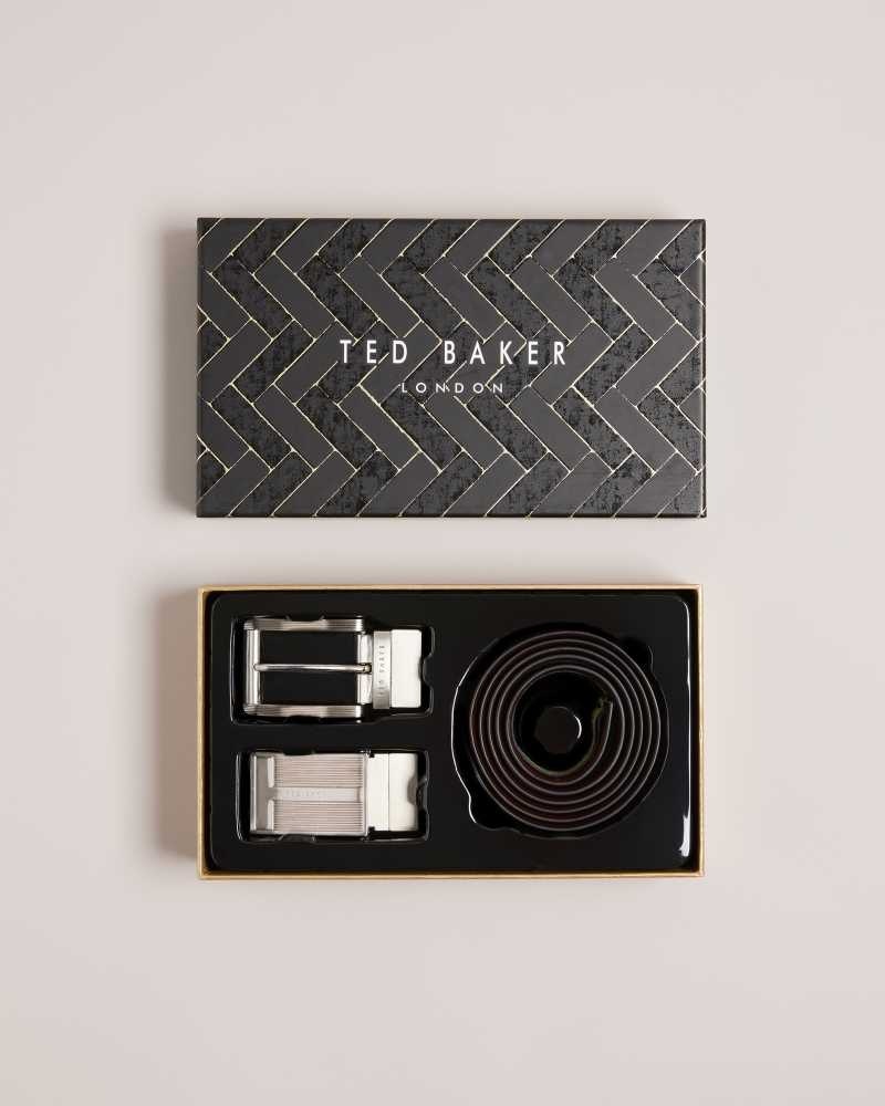 Black Ted Baker Newbey Belt In A Box | ZA0001761