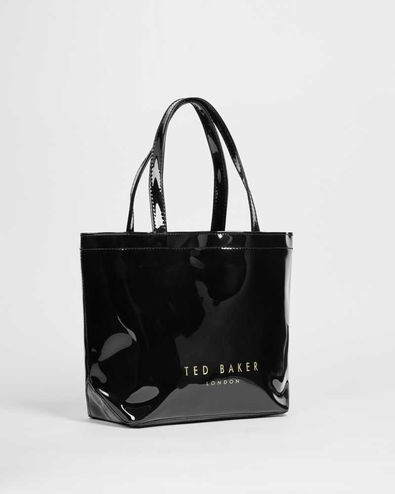 Black Ted Baker Nikicon Small Icon Bag With Knot Bow | ZA0000471