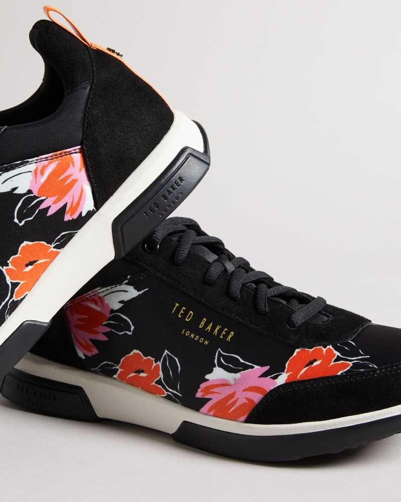 Black Ted Baker Raffina Bolt On Running Sneakers | ZA0001725