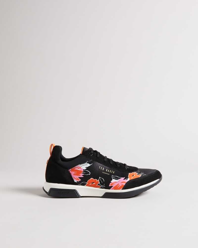 Black Ted Baker Raffina Bolt On Running Sneakers | ZA0001725