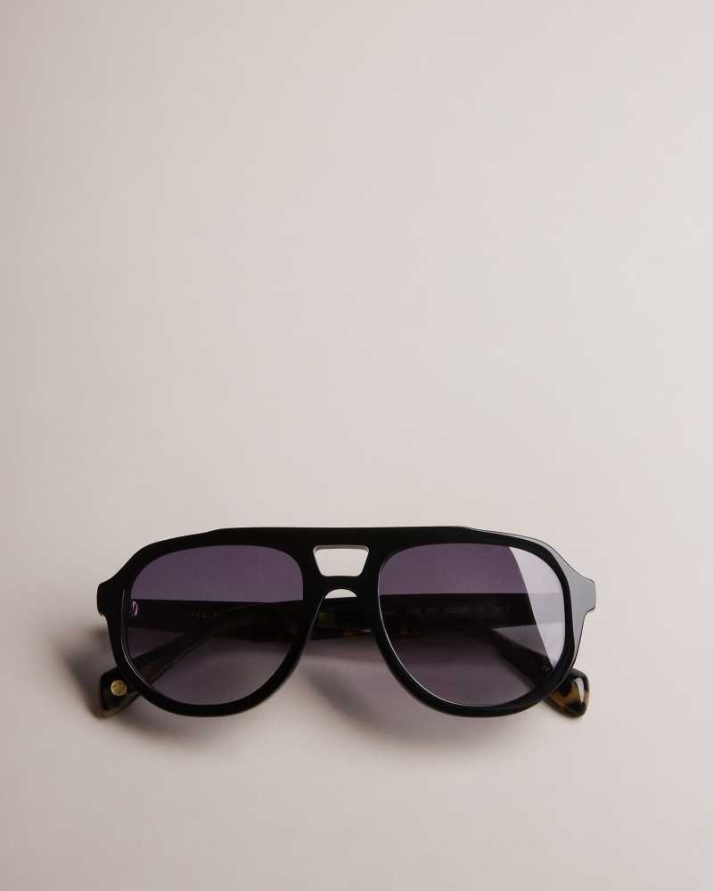 Black Ted Baker Rooman Classic Framed Sunglasses | ZA0002138