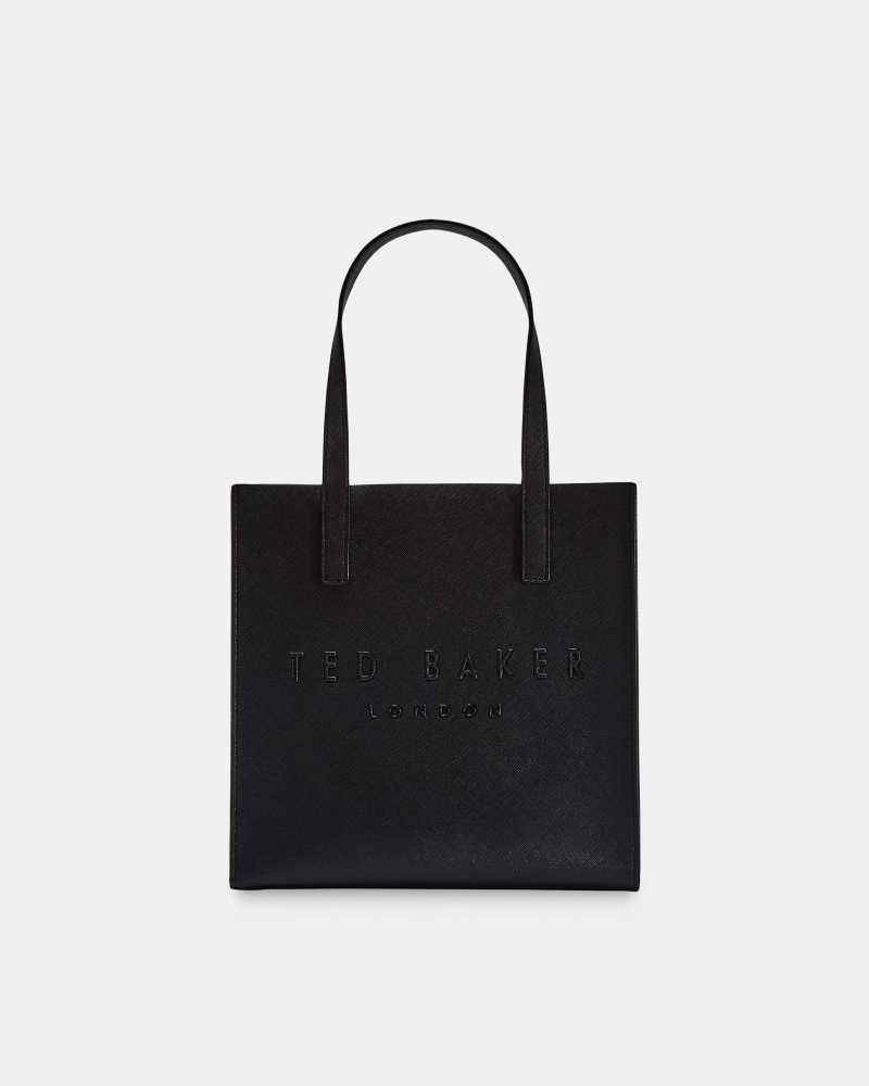 Black Ted Baker Seacon Small Crosshatch Icon Bag | ZA0000326