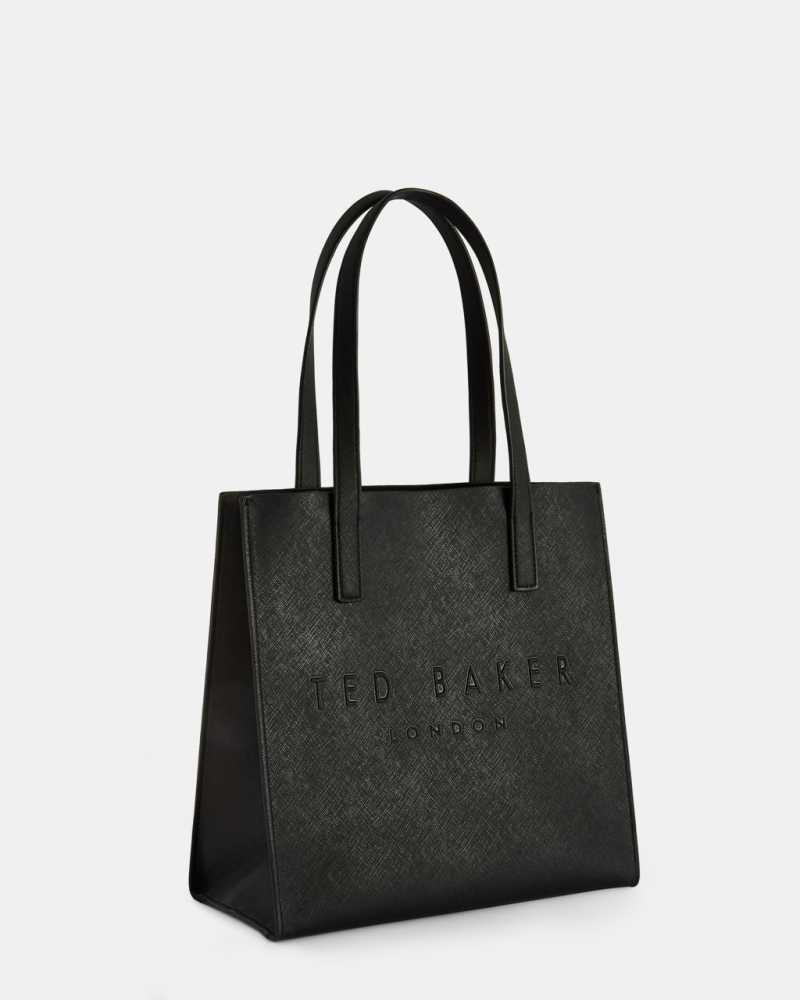 Black Ted Baker Seacon Small Crosshatch Icon Bag | ZA0000326