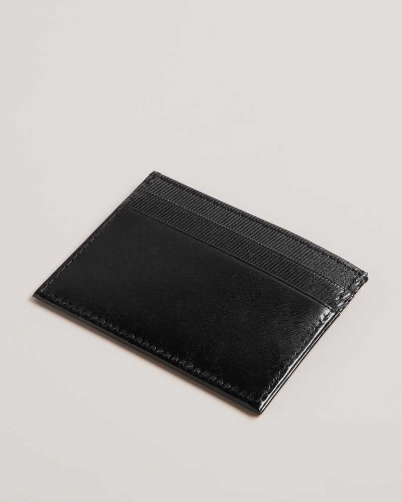 Black Ted Baker Tencard Laser Etched Card Holder | ZA0000374