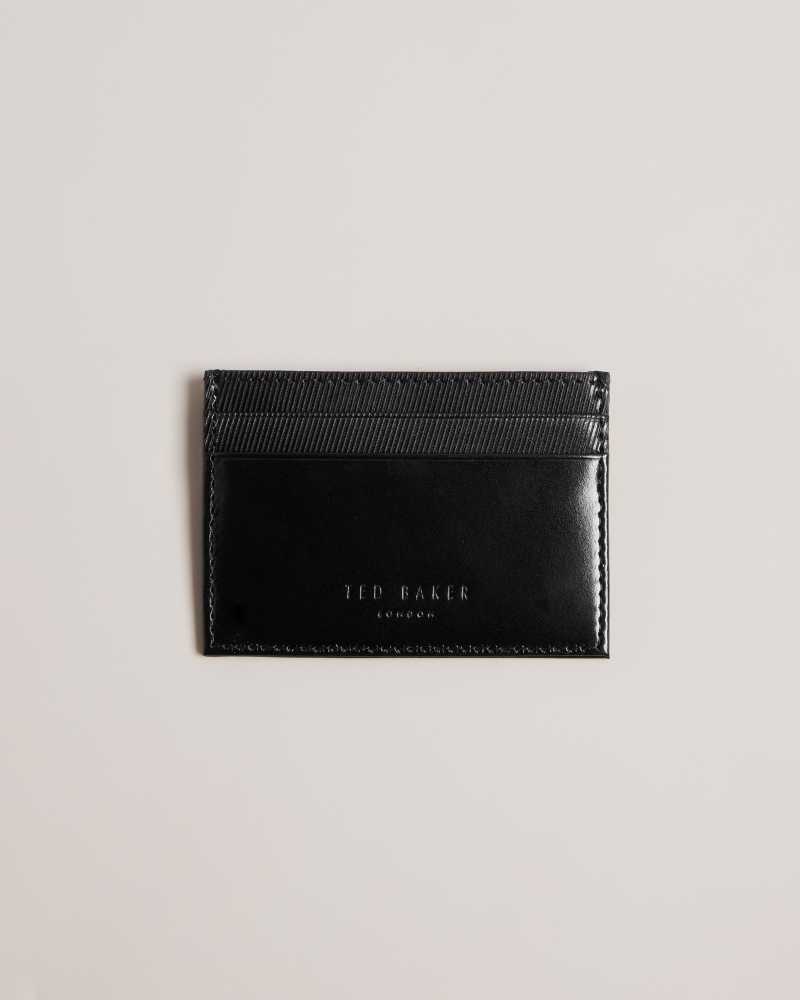 Black Ted Baker Tencard Laser Etched Card Holder | ZA0000374