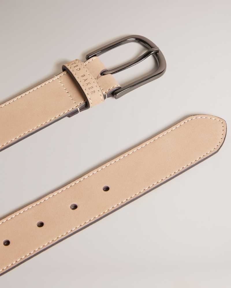 Brown Ted Baker Grisham Leather Belt | ZA0001788