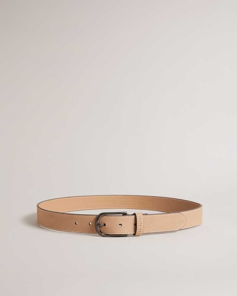 Brown Ted Baker Grisham Leather Belt | ZA0001788