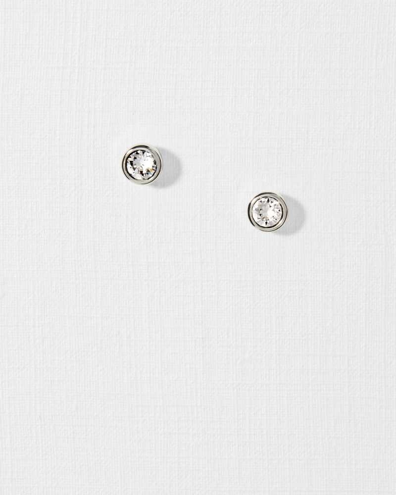 Crystal Ted Baker Sinaa Round Stud Earrings | ZA0001949