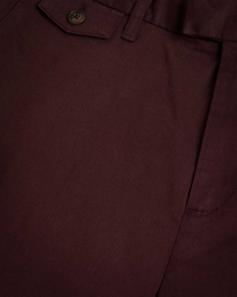 Deep Purple Ted Baker Haydae Slim Fit Chinos | ZA0001552