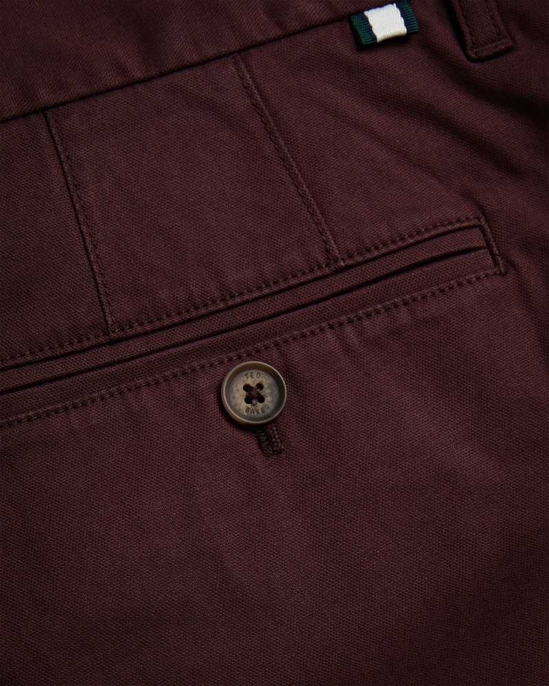 Deep Purple Ted Baker Haydae Slim Fit Chinos | ZA0001552