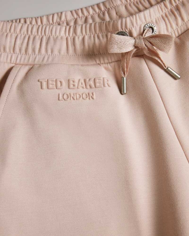 Dusky Pink Ted Baker Orthon Joggers With Pleated Cuff | ZA0001536