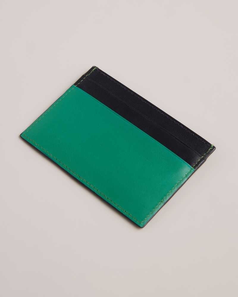 Green Ted Baker Samise Leather Card Holder | ZA0000352