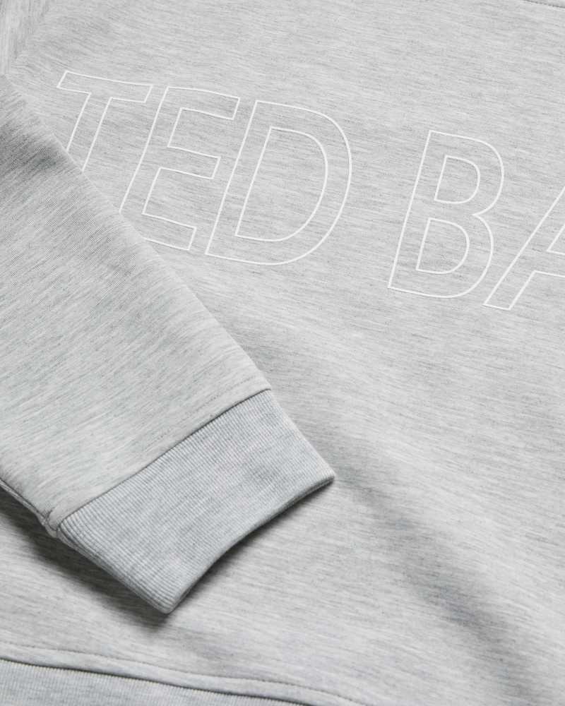 Grey Ted Baker Lorito Logo Sweatshirt | ZA0001316