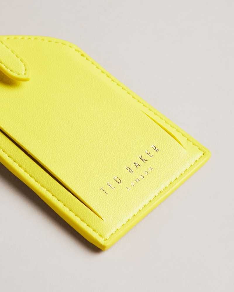 Light Yellow Ted Baker Leemon Lemon Luggage Tag | ZA0000478