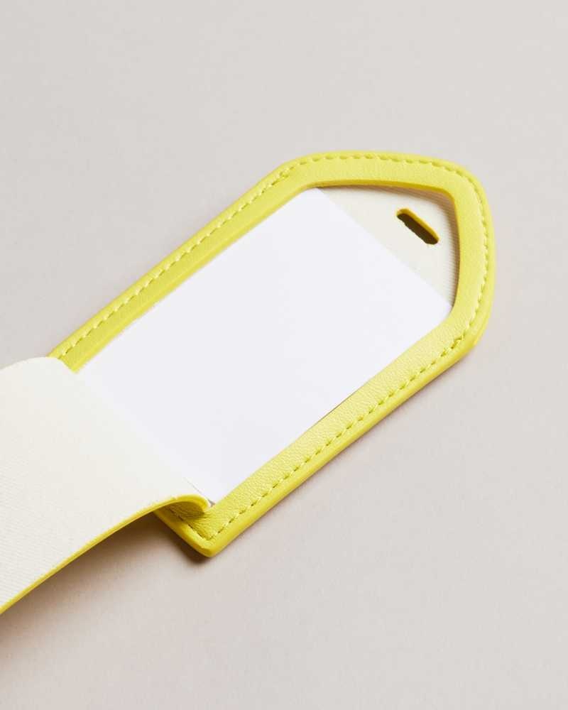 Light Yellow Ted Baker Leemon Lemon Luggage Tag | ZA0000478