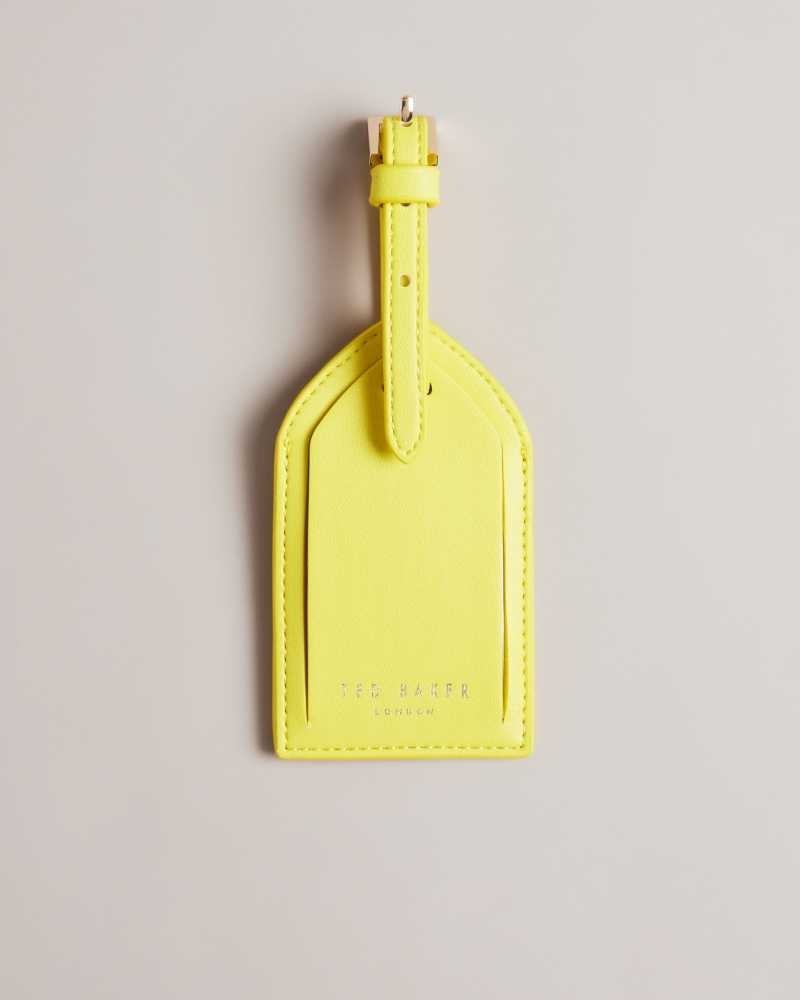 Light Yellow Ted Baker Leemon Lemon Luggage Tag | ZA0000478