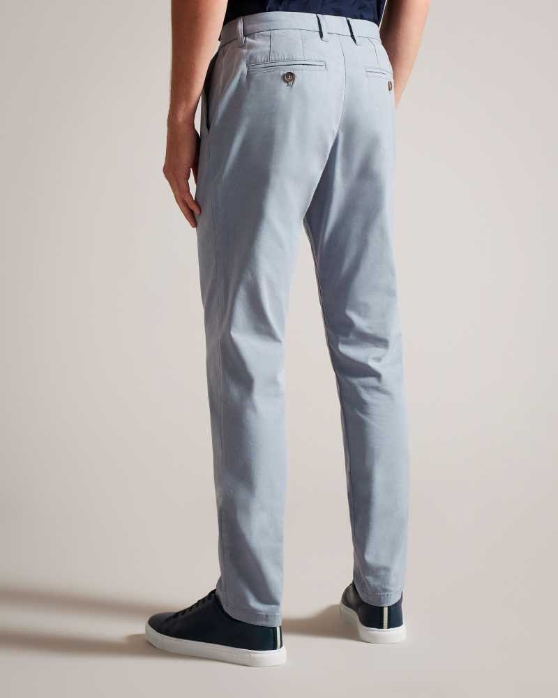 Medium Blue Ted Baker Haydae Slim Fit Chinos | ZA0001566