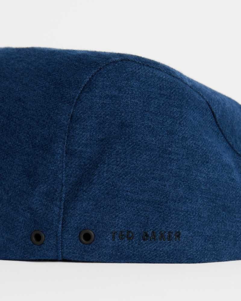 Navy Ted Baker Aspinn Textured Ivy Cap | ZA0001837