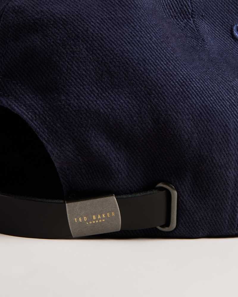 Navy Ted Baker Frreddi Branded Cap | ZA0001826