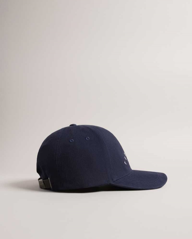 Navy Ted Baker Frreddi Branded Cap | ZA0001826