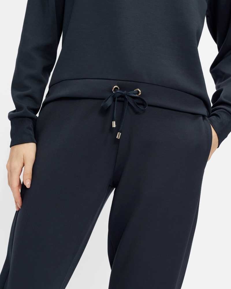 Navy Ted Baker Mialou Lounge Sweater | ZA0001116