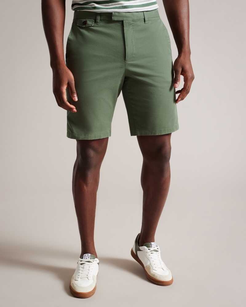 Olive Ted Baker Ashfrd Chino Shorts | ZA0001059