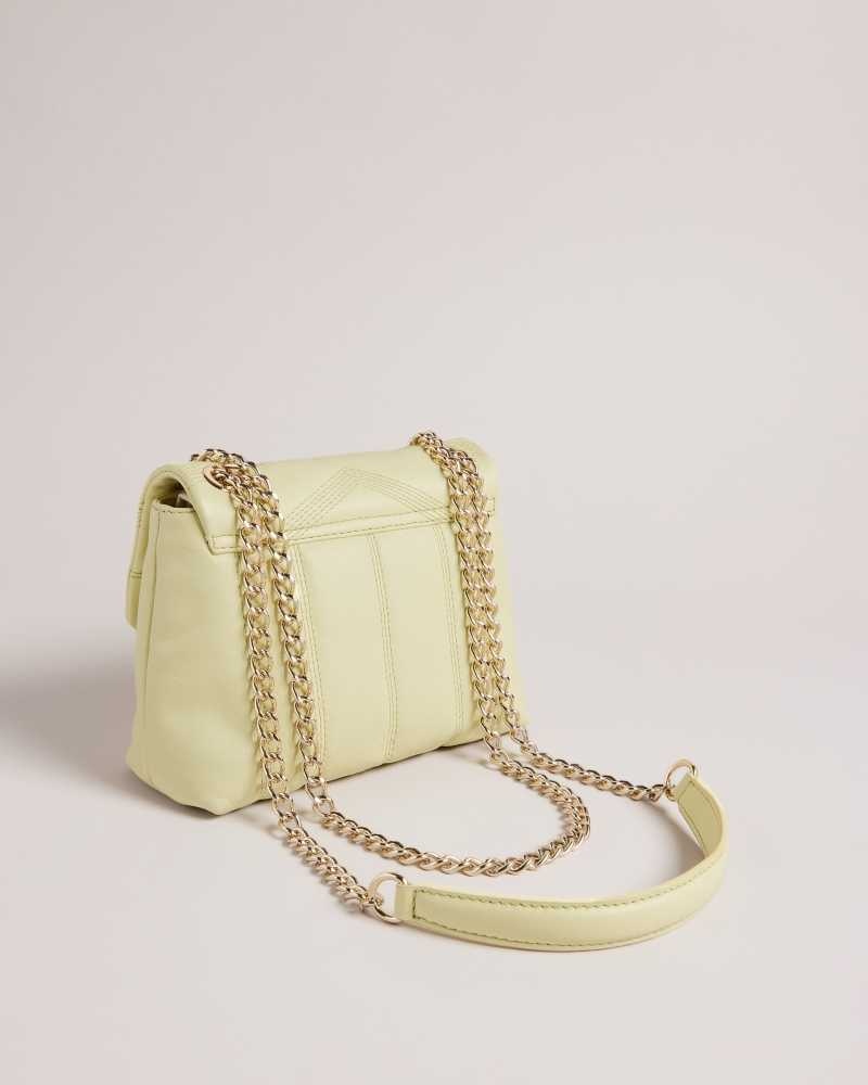 Pale Green Ted Baker Ayalisa Studded Leather Quilted Bag | ZA0000296