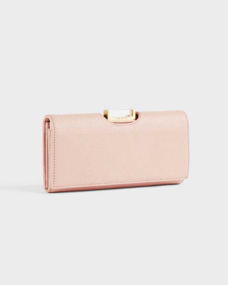 Pale Pink Ted Baker Bita Large Bobble Purse | ZA0000400