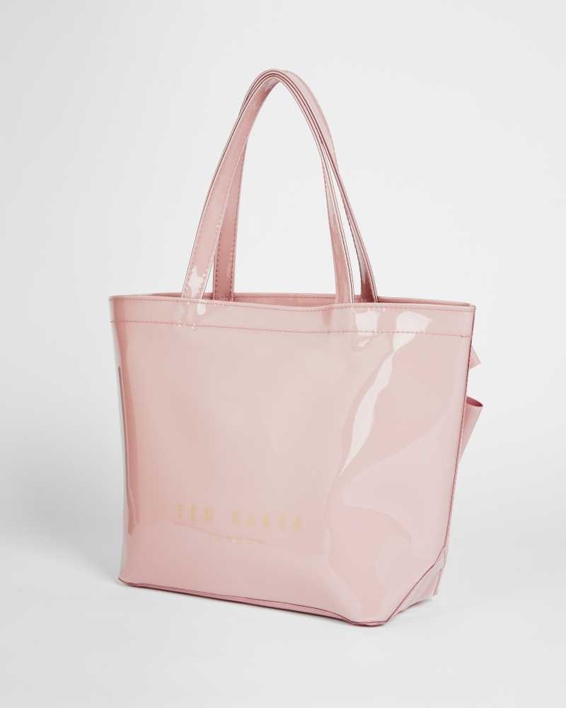 Pale Pink Ted Baker Nikicon Small Icon Bag With Knot Bow | ZA0000474