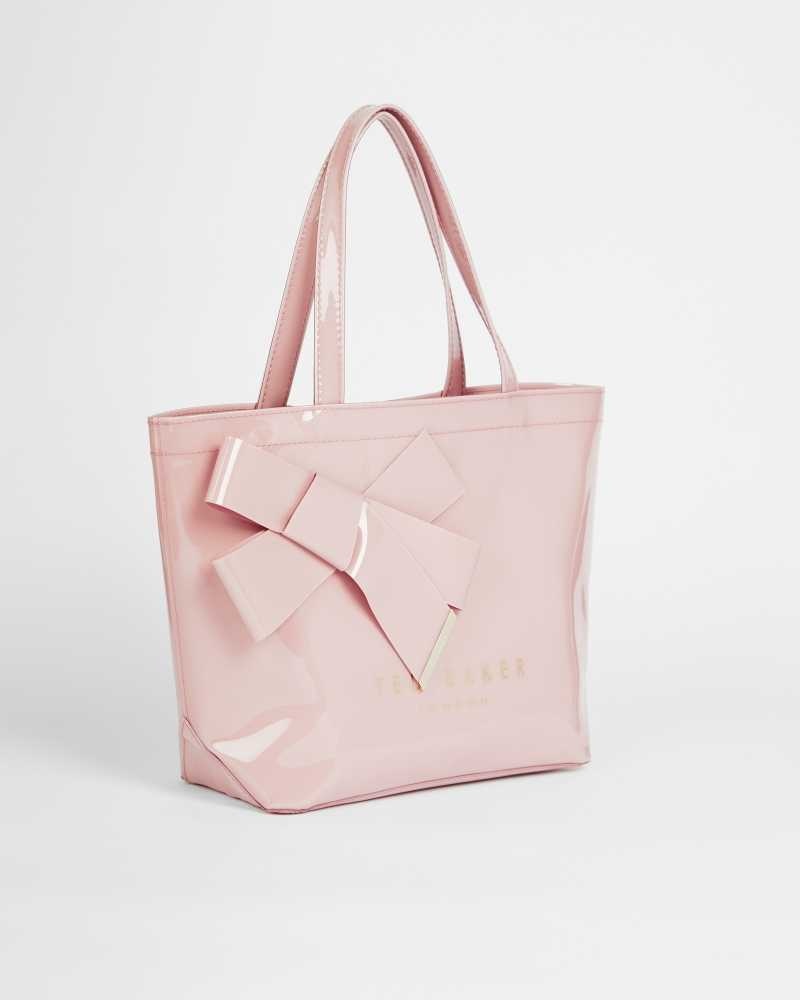 Pale Pink Ted Baker Nikicon Small Icon Bag With Knot Bow | ZA0000474