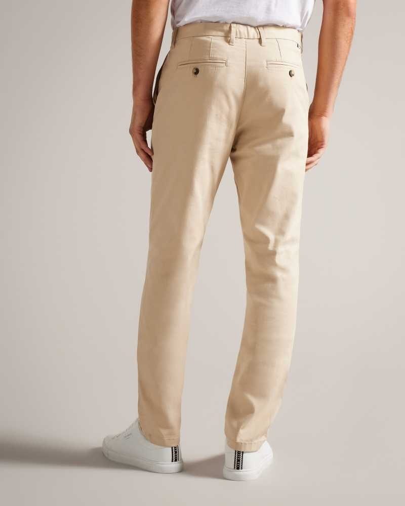 Stone Ted Baker Haydae Slim Fit Chinos | ZA0001557