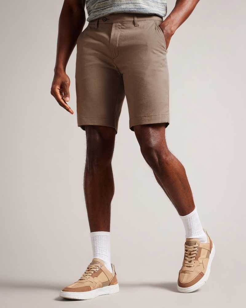 Tan Ted Baker Cortrom Core Shorts | ZA0001042