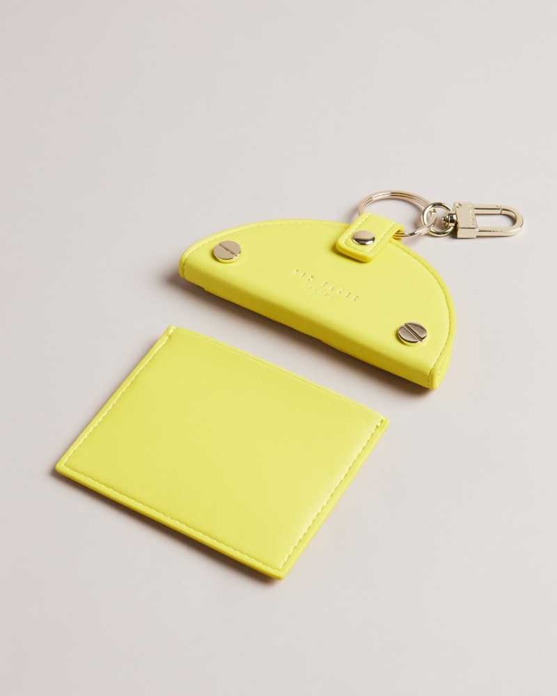 Yellow Ted Baker Lemmonn Lemon Slice Keyring and Card Holder | ZA0000366